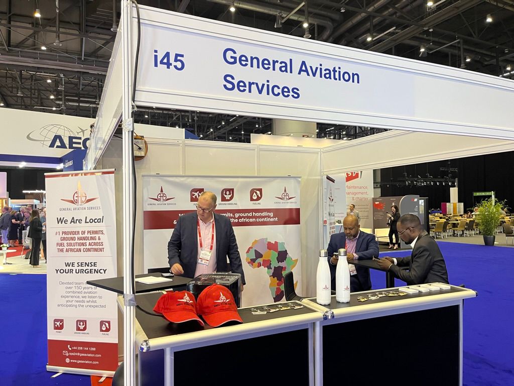 G.A.S. exhibition booth at trade show